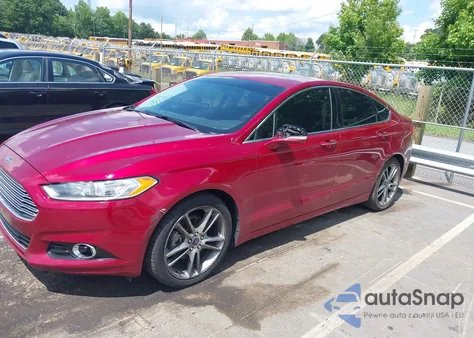 2014 Ford Fusion Titanium z USA, uszkodzony, nr VIN 3FA6P0K94ER386906
